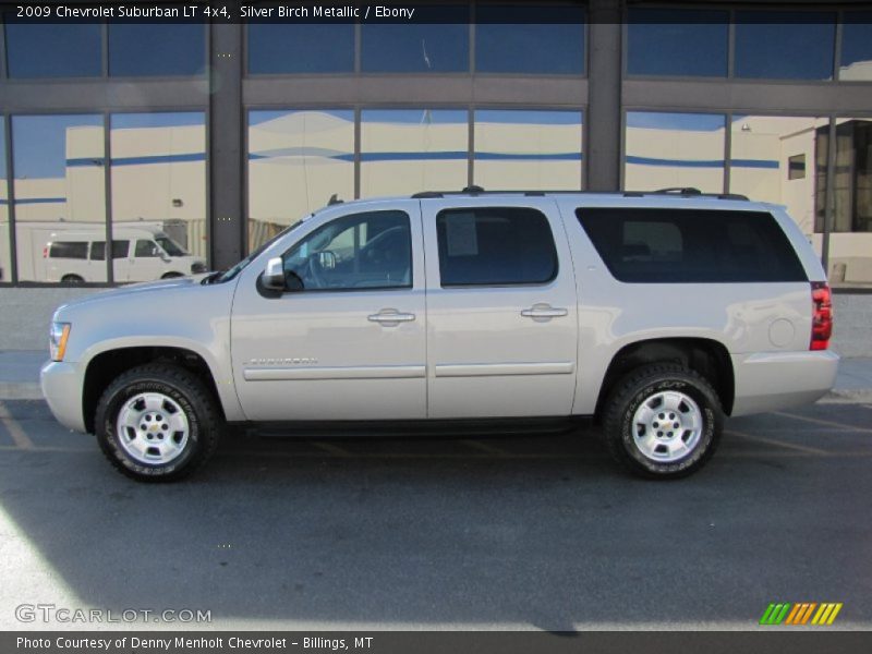 Silver Birch Metallic / Ebony 2009 Chevrolet Suburban LT 4x4
