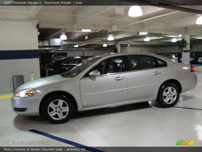 Silverstone Metallic / Gray 2007 Chevrolet Impala LS