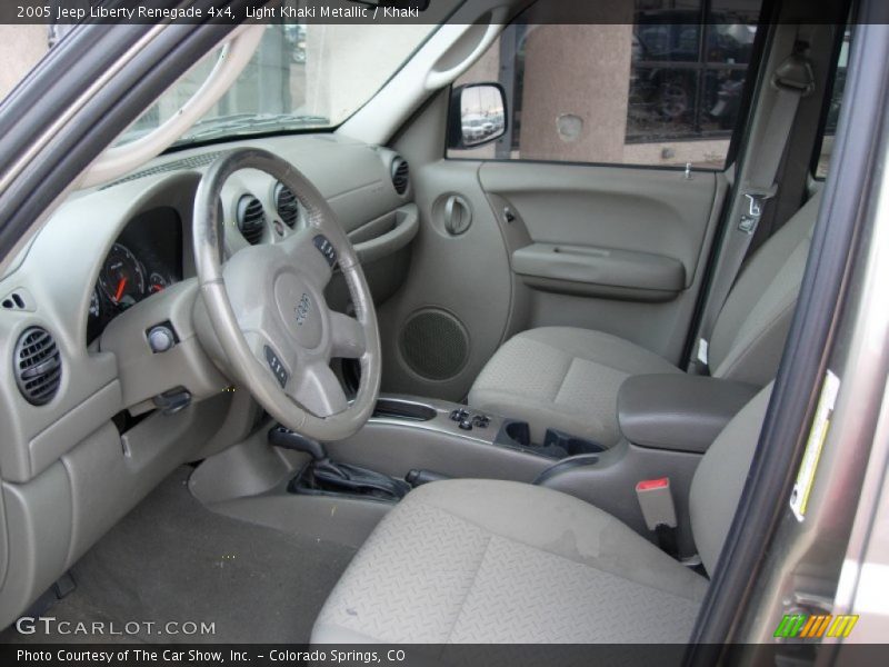 Light Khaki Metallic / Khaki 2005 Jeep Liberty Renegade 4x4
