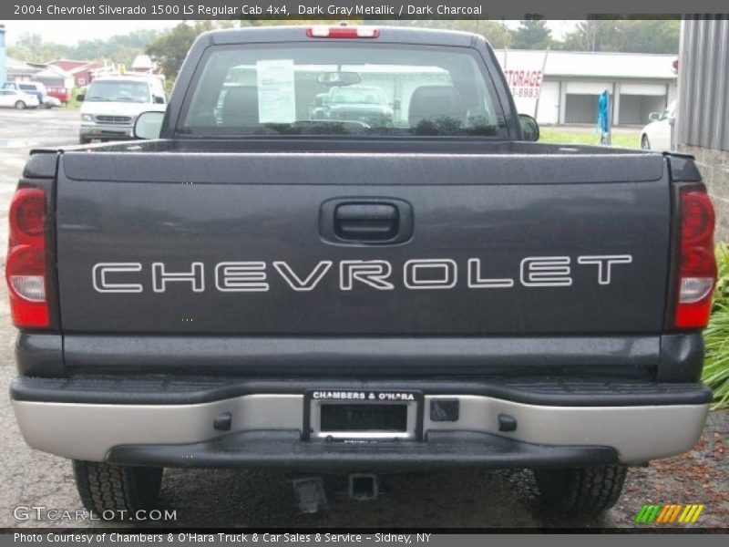 Dark Gray Metallic / Dark Charcoal 2004 Chevrolet Silverado 1500 LS Regular Cab 4x4