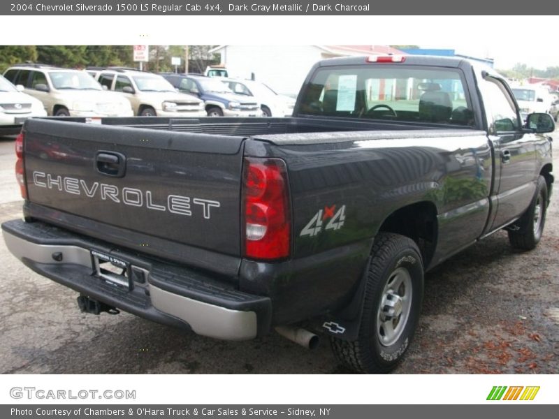 Dark Gray Metallic / Dark Charcoal 2004 Chevrolet Silverado 1500 LS Regular Cab 4x4