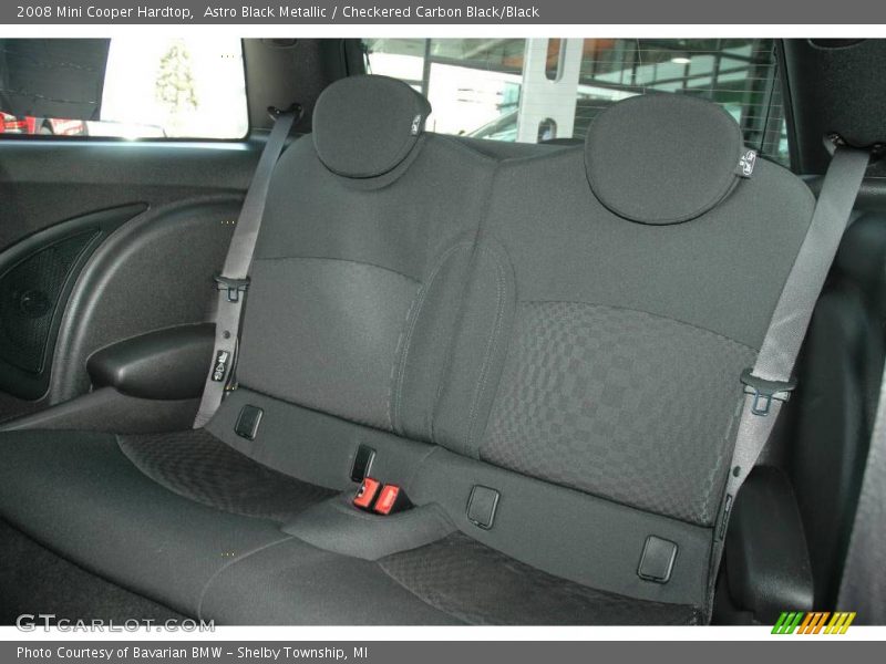 Astro Black Metallic / Checkered Carbon Black/Black 2008 Mini Cooper Hardtop