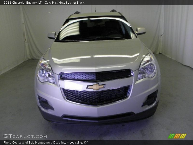 Gold Mist Metallic / Jet Black 2012 Chevrolet Equinox LT