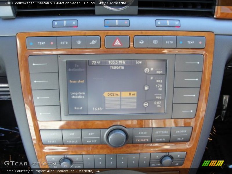 Controls of 2004 Phaeton V8 4Motion Sedan