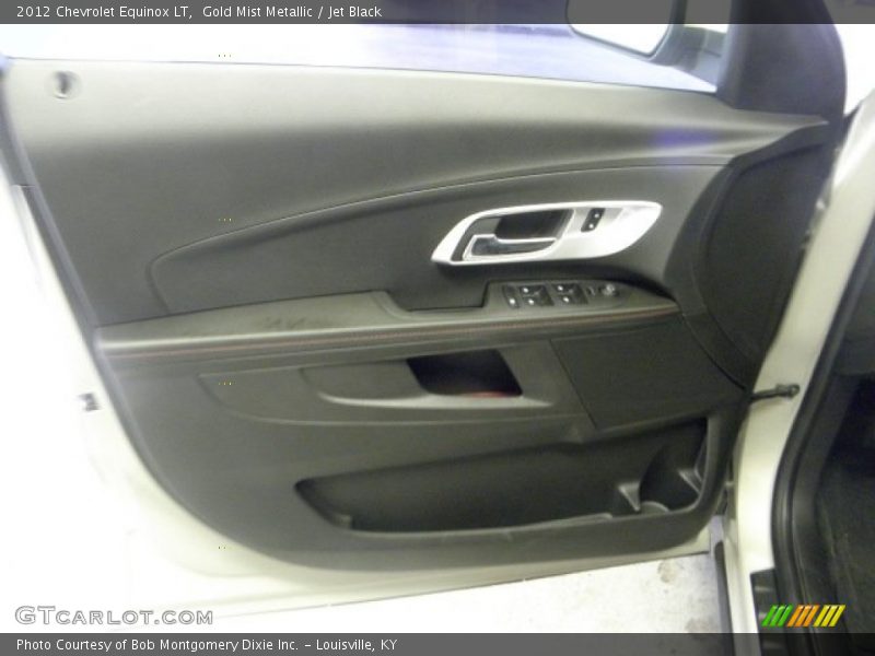 Gold Mist Metallic / Jet Black 2012 Chevrolet Equinox LT
