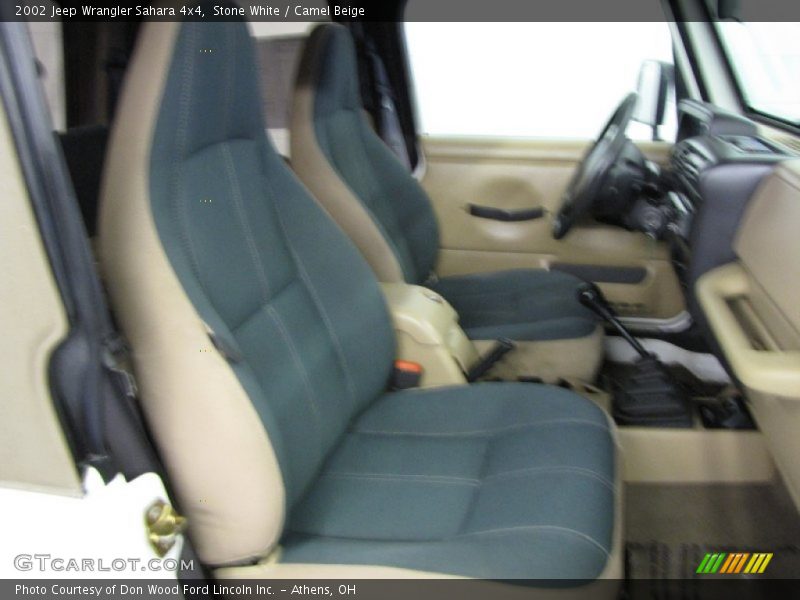 Stone White / Camel Beige 2002 Jeep Wrangler Sahara 4x4