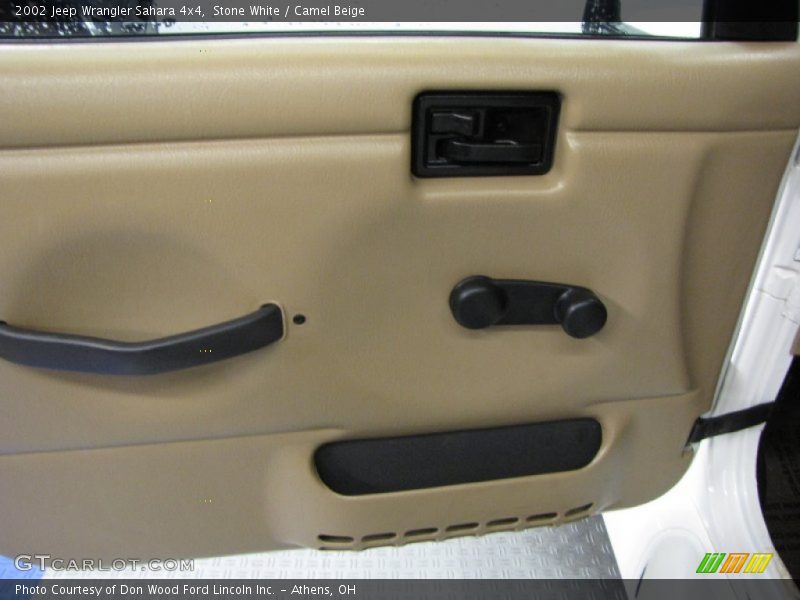 Stone White / Camel Beige 2002 Jeep Wrangler Sahara 4x4
