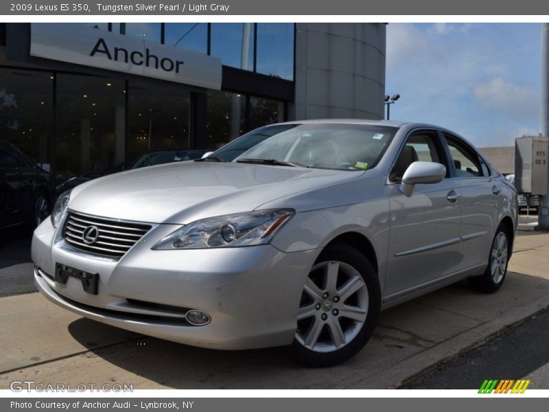Tungsten Silver Pearl / Light Gray 2009 Lexus ES 350