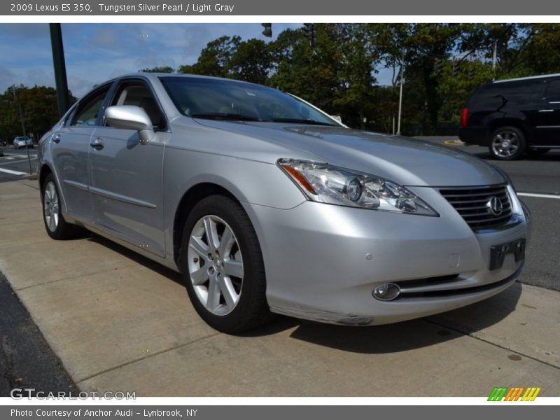Tungsten Silver Pearl / Light Gray 2009 Lexus ES 350