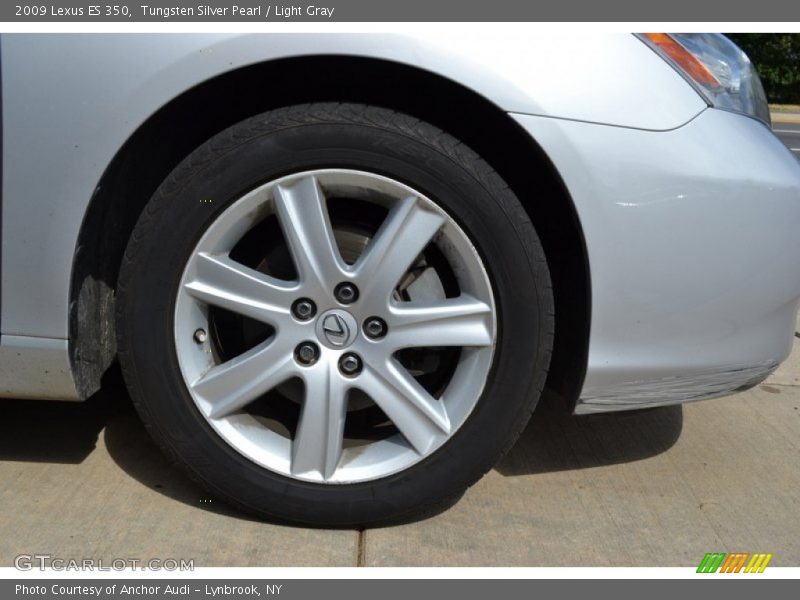 Tungsten Silver Pearl / Light Gray 2009 Lexus ES 350