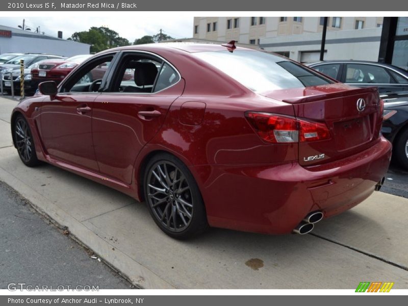 Matador Red Mica / Black 2010 Lexus IS F