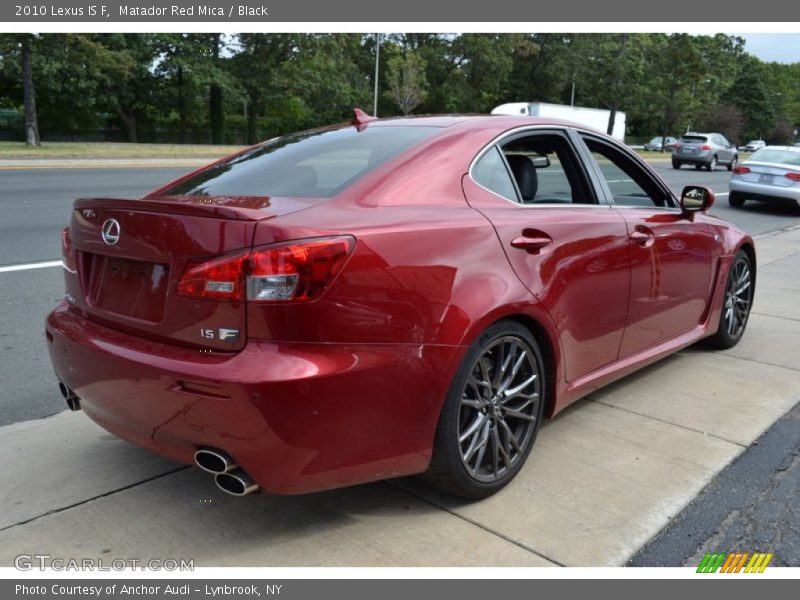 Matador Red Mica / Black 2010 Lexus IS F