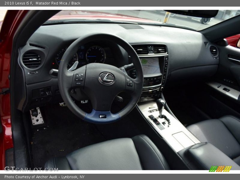 Dashboard of 2010 IS F