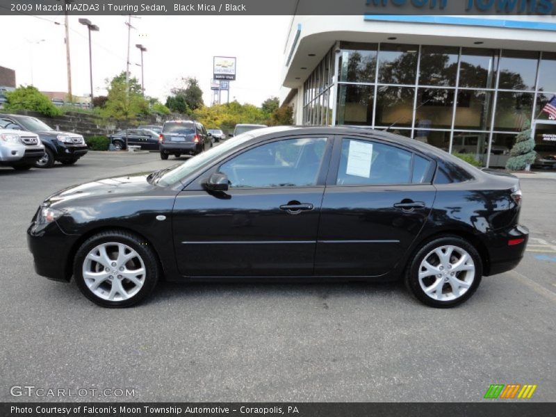 Black Mica / Black 2009 Mazda MAZDA3 i Touring Sedan