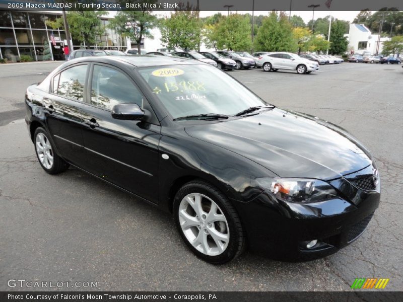 Black Mica / Black 2009 Mazda MAZDA3 i Touring Sedan