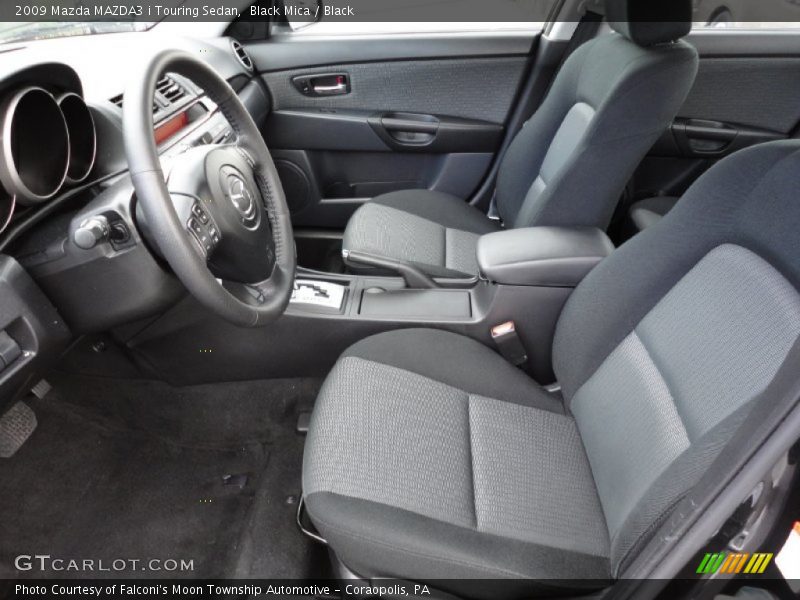 Black Mica / Black 2009 Mazda MAZDA3 i Touring Sedan