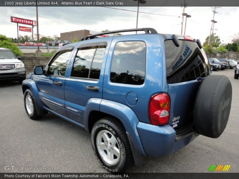 Atlantic Blue Pearl / Dark Slate Gray 2003 Jeep Liberty Limited 4x4