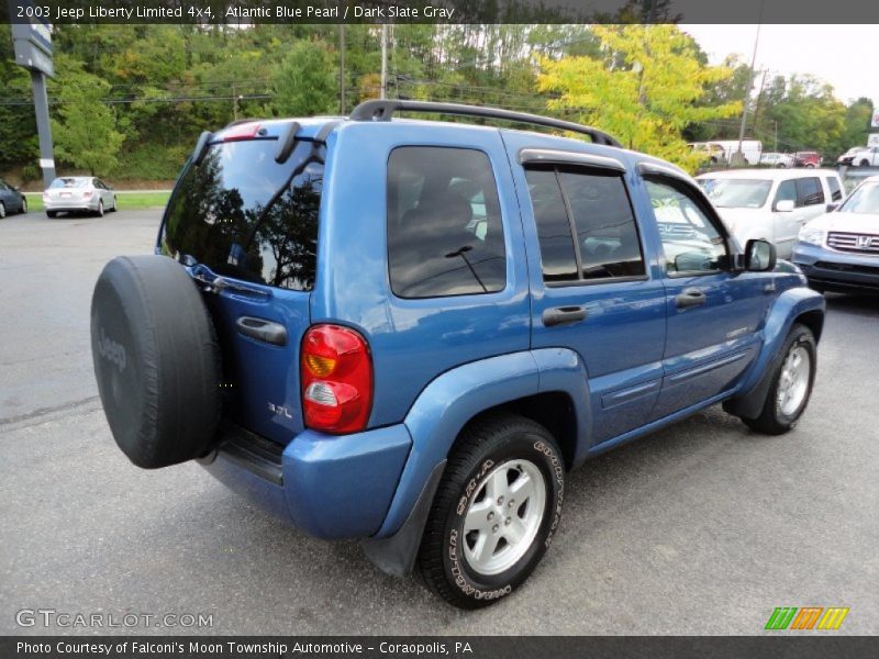 Atlantic Blue Pearl / Dark Slate Gray 2003 Jeep Liberty Limited 4x4