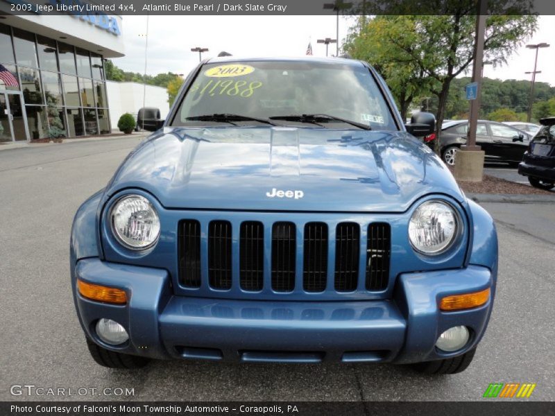 Atlantic Blue Pearl / Dark Slate Gray 2003 Jeep Liberty Limited 4x4