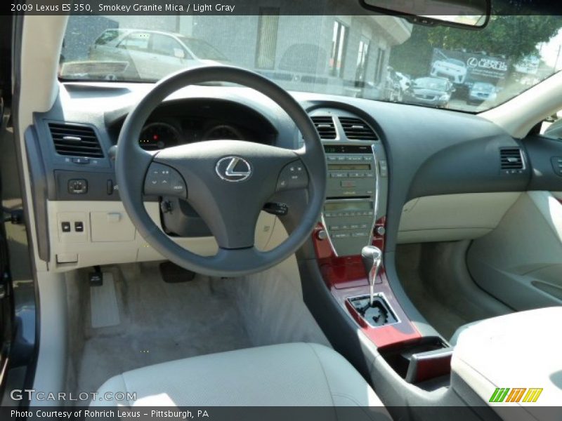 Smokey Granite Mica / Light Gray 2009 Lexus ES 350