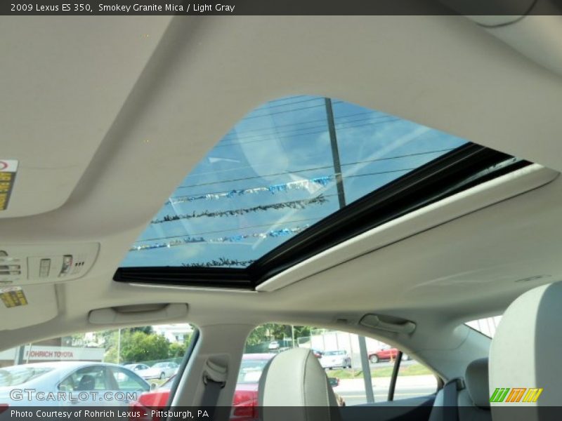 Smokey Granite Mica / Light Gray 2009 Lexus ES 350