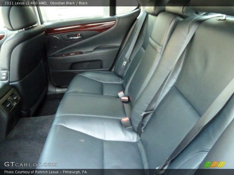 Obsidian Black / Black 2011 Lexus LS 460 AWD