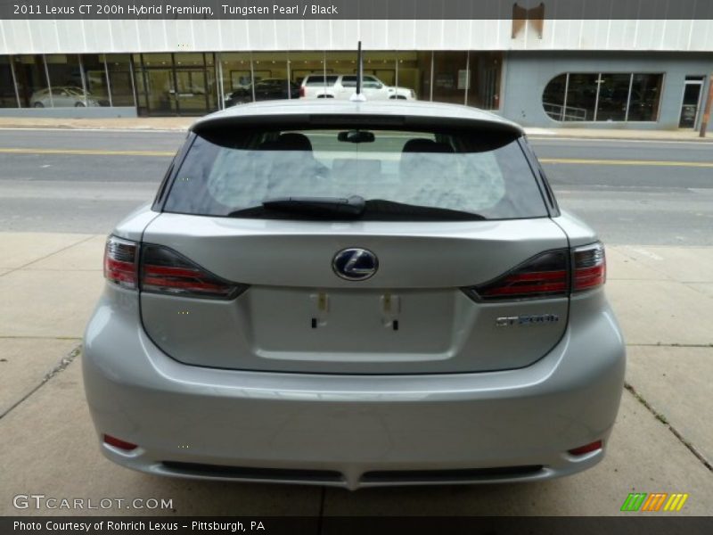 Tungsten Pearl / Black 2011 Lexus CT 200h Hybrid Premium