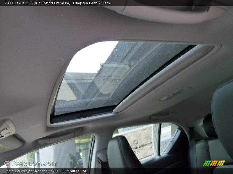 Tungsten Pearl / Black 2011 Lexus CT 200h Hybrid Premium