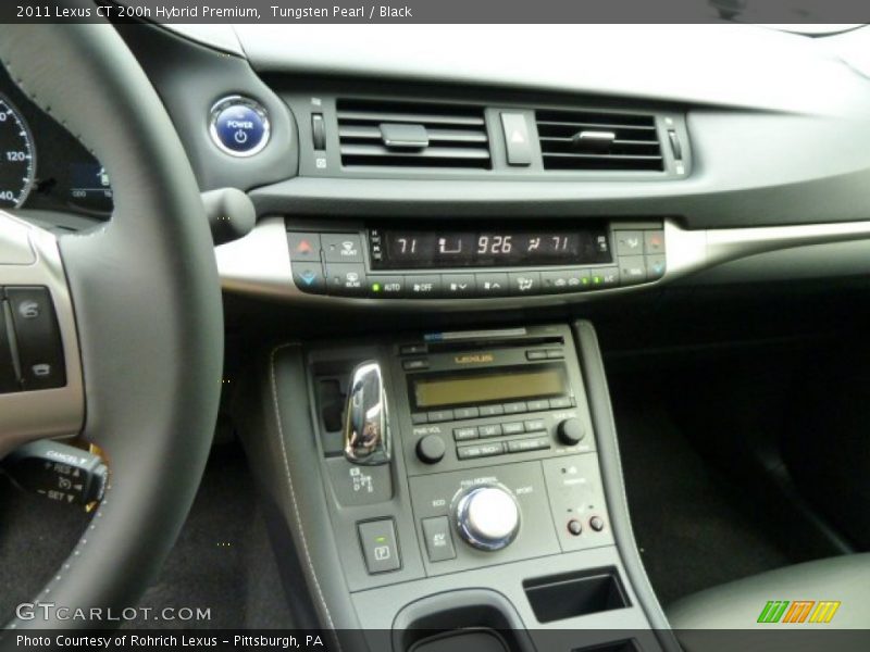 Tungsten Pearl / Black 2011 Lexus CT 200h Hybrid Premium
