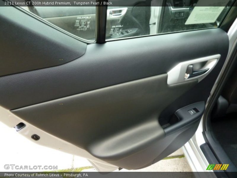 Tungsten Pearl / Black 2011 Lexus CT 200h Hybrid Premium