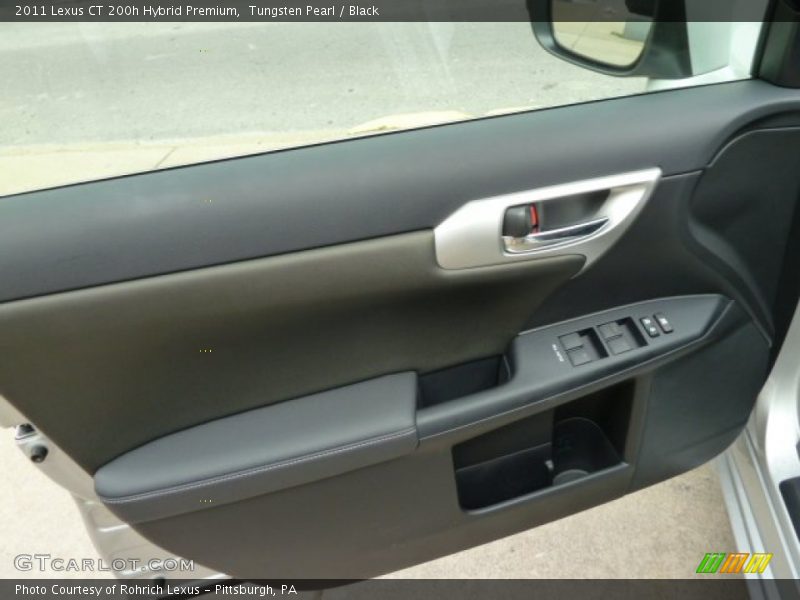 Tungsten Pearl / Black 2011 Lexus CT 200h Hybrid Premium