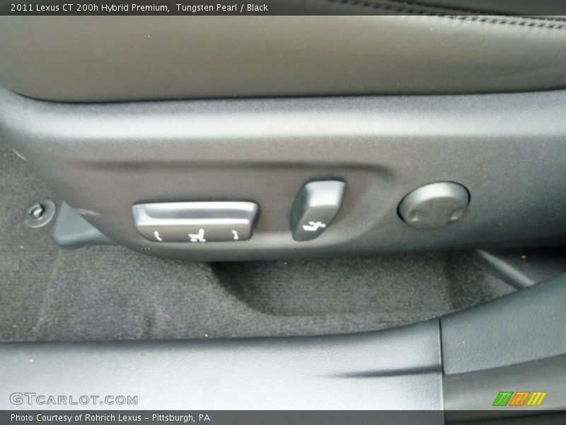 Tungsten Pearl / Black 2011 Lexus CT 200h Hybrid Premium