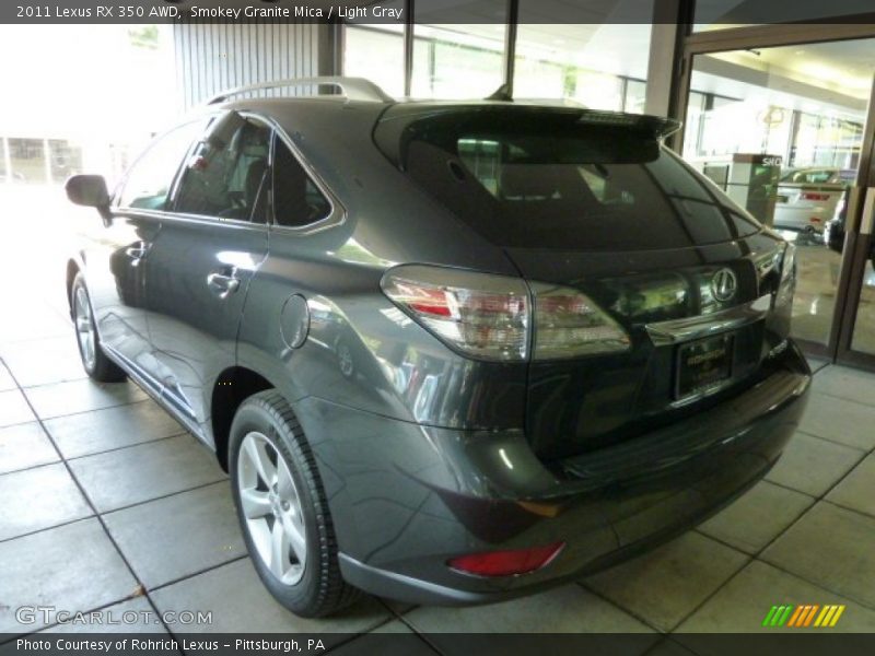 Smokey Granite Mica / Light Gray 2011 Lexus RX 350 AWD