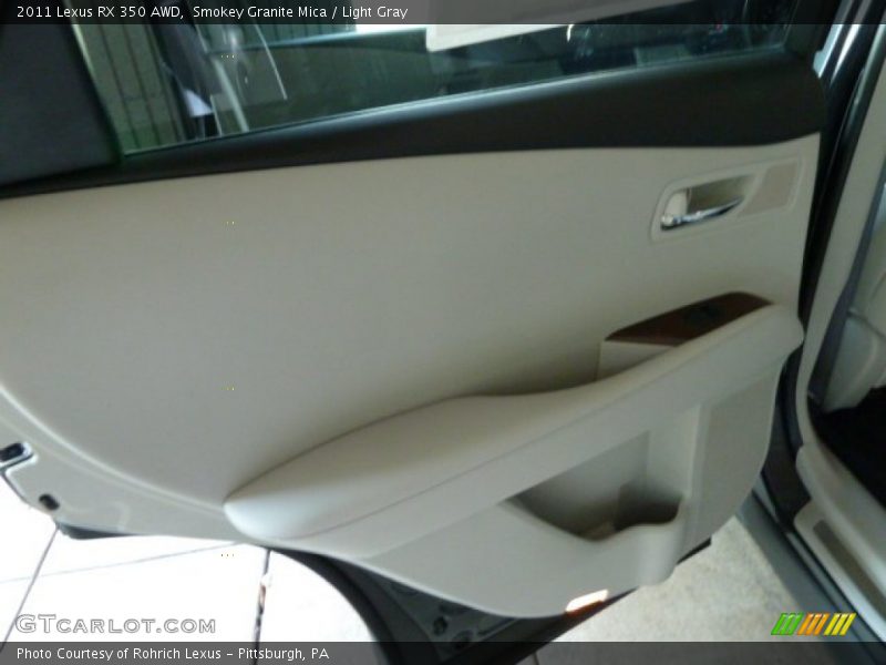 Smokey Granite Mica / Light Gray 2011 Lexus RX 350 AWD