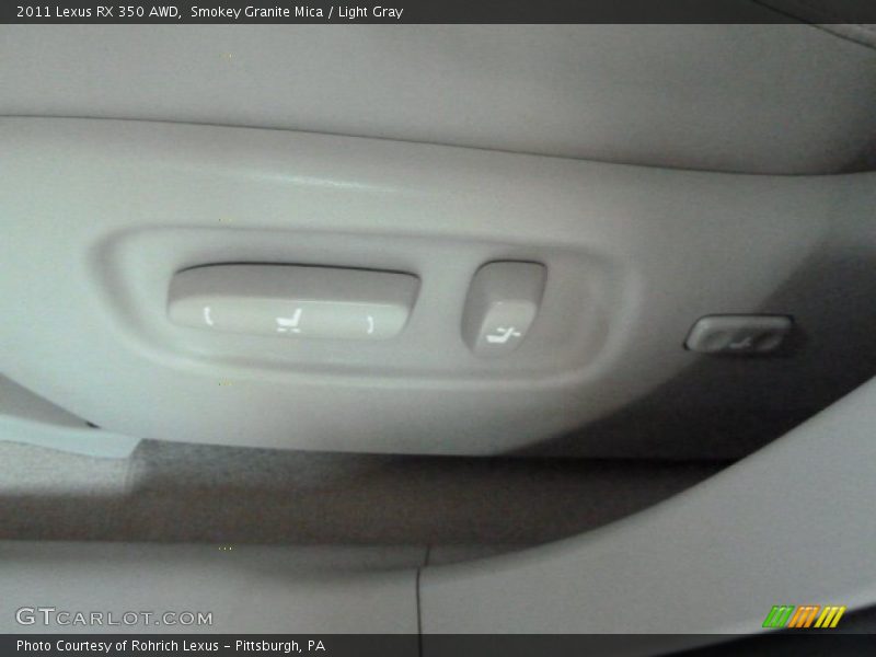 Smokey Granite Mica / Light Gray 2011 Lexus RX 350 AWD