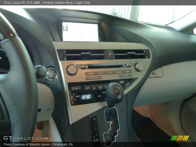 Smokey Granite Mica / Light Gray 2011 Lexus RX 350 AWD
