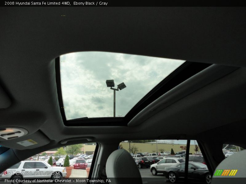 Ebony Black / Gray 2008 Hyundai Santa Fe Limited 4WD