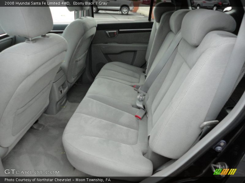 Ebony Black / Gray 2008 Hyundai Santa Fe Limited 4WD