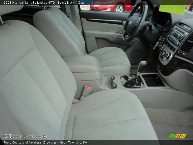 Ebony Black / Gray 2008 Hyundai Santa Fe Limited 4WD
