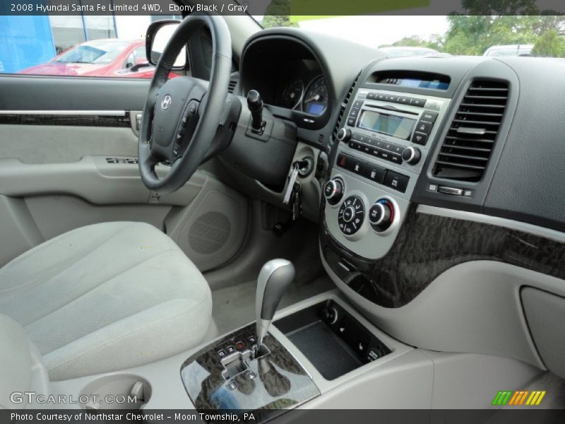 Ebony Black / Gray 2008 Hyundai Santa Fe Limited 4WD