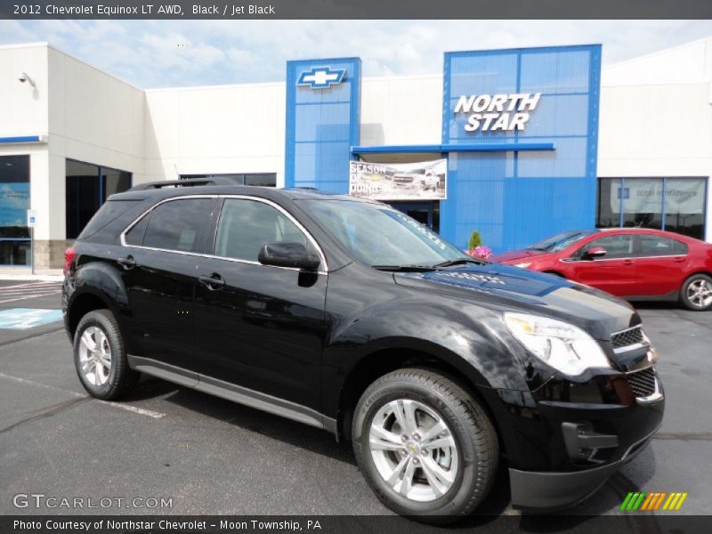 Black / Jet Black 2012 Chevrolet Equinox LT AWD