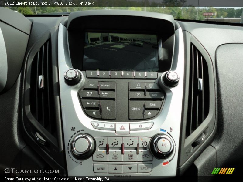 Controls of 2012 Equinox LT AWD