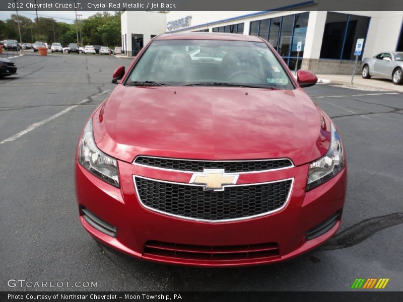 Crystal Red Metallic / Jet Black 2012 Chevrolet Cruze LT