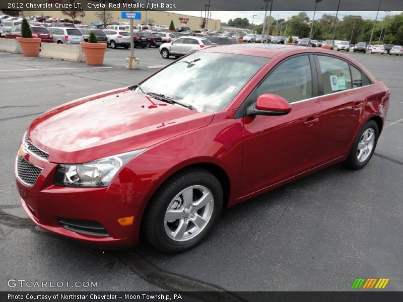 Crystal Red Metallic / Jet Black 2012 Chevrolet Cruze LT