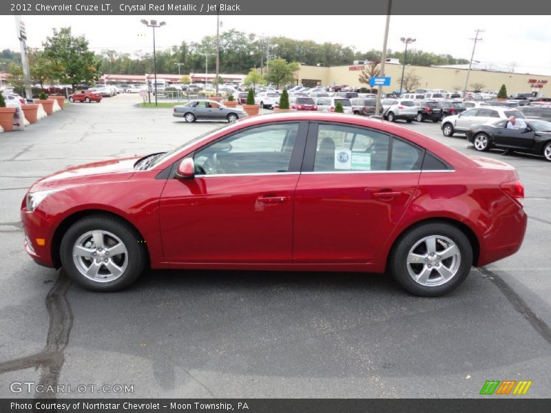 Crystal Red Metallic / Jet Black 2012 Chevrolet Cruze LT