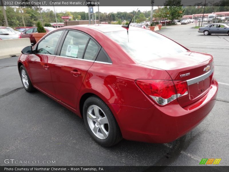 Crystal Red Metallic / Jet Black 2012 Chevrolet Cruze LT