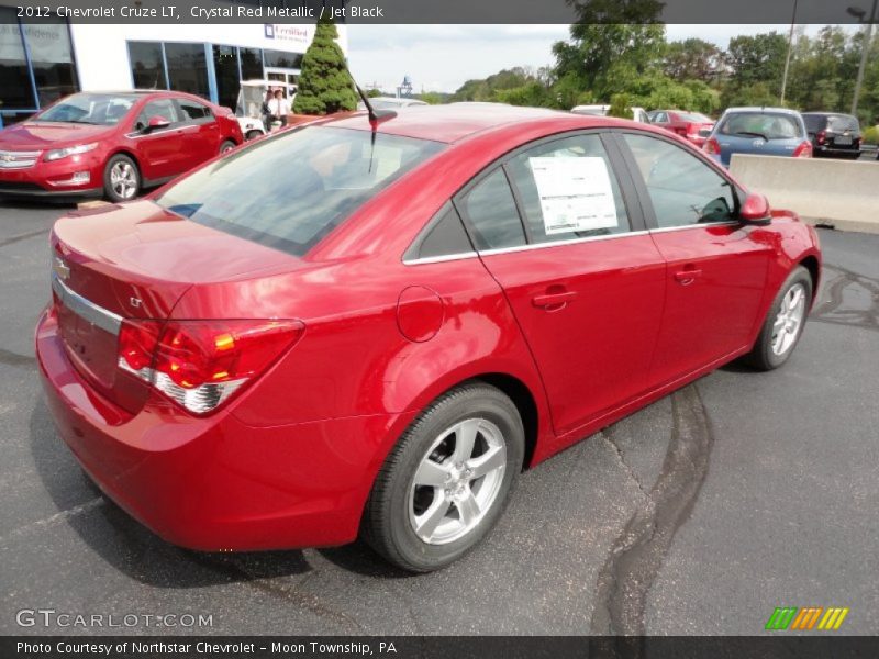 Crystal Red Metallic / Jet Black 2012 Chevrolet Cruze LT