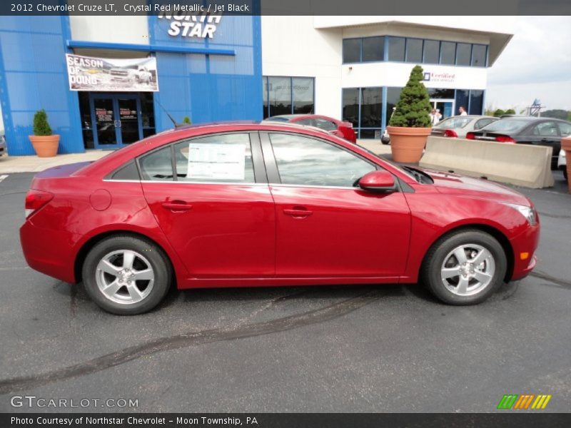 Crystal Red Metallic / Jet Black 2012 Chevrolet Cruze LT