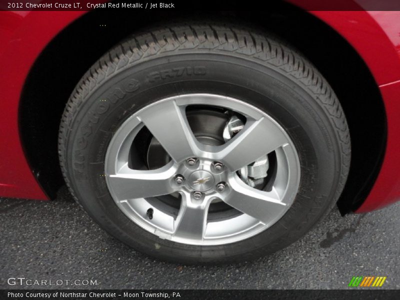 Crystal Red Metallic / Jet Black 2012 Chevrolet Cruze LT
