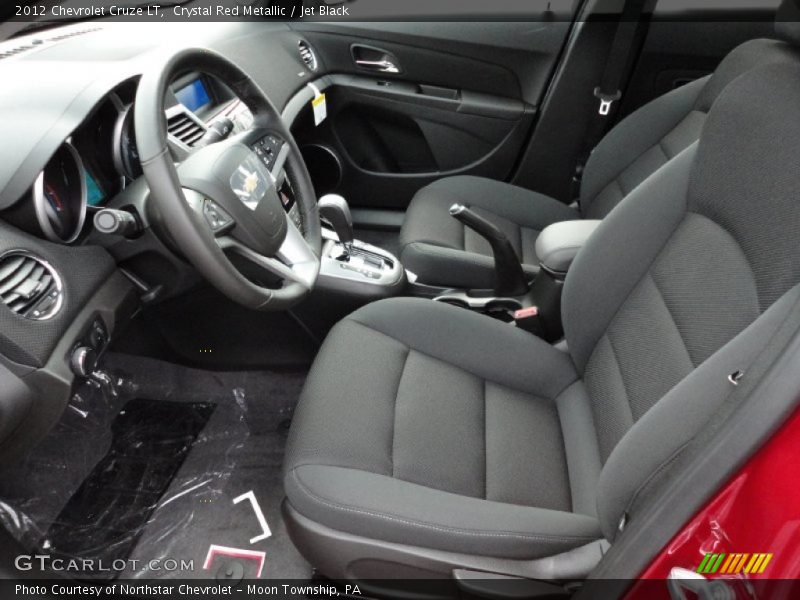 Crystal Red Metallic / Jet Black 2012 Chevrolet Cruze LT